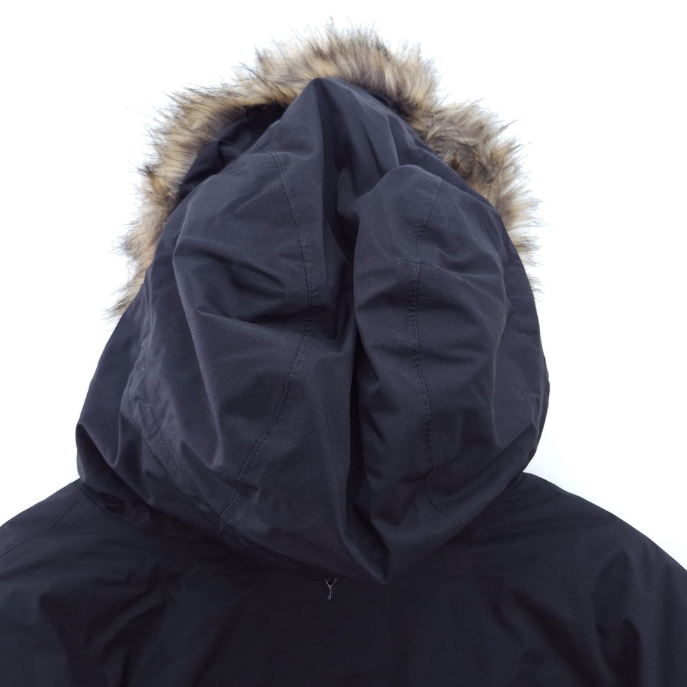 NWT Mens The North Face Bedford Down Parka Coat Black Faux Fur Hood Full Zip XL - Picture 10 of 12